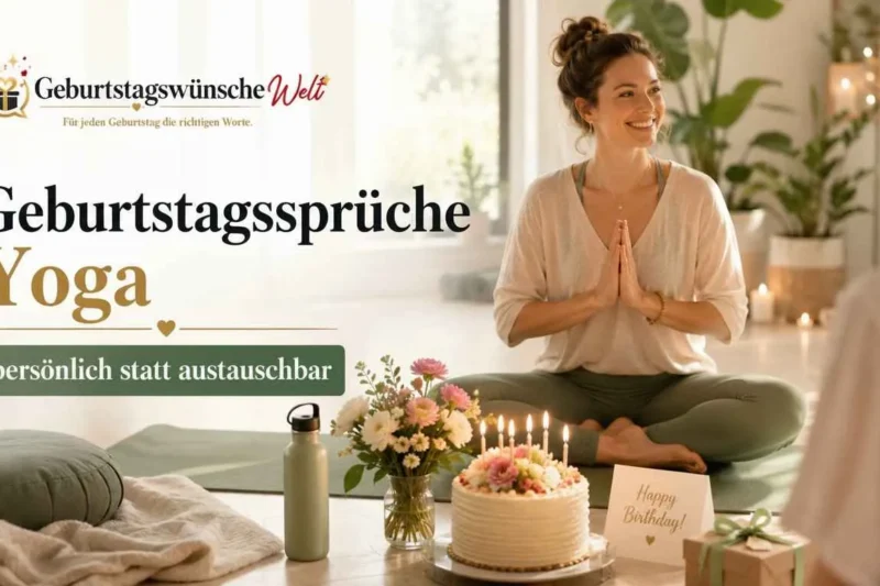 Geburtstagssprüche Yoga: 60 Wünsche für Yogis