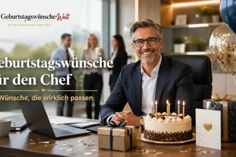80 Geburtstagswünsche für Chef, die wirklich passen