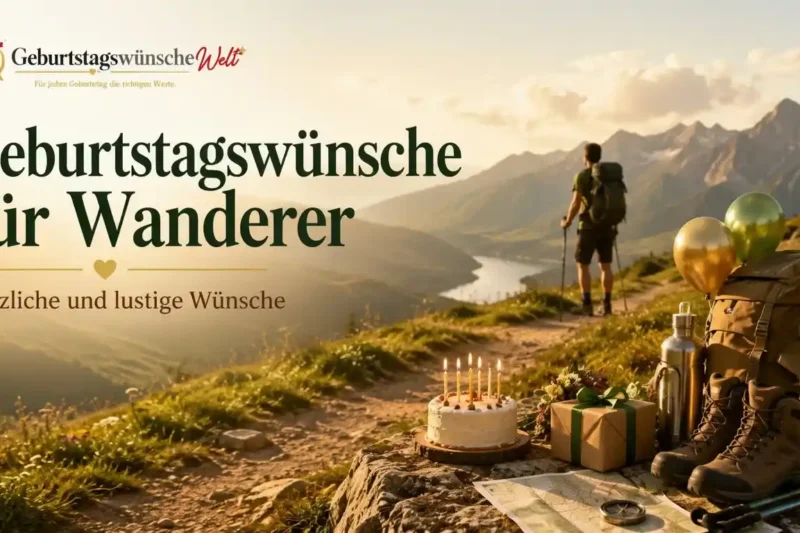 90 Geburtstagswünsche für Wanderer und Bergfreunde